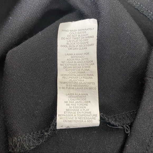 Eric + lani Faux Leather Panel A Lined Mini Skirt Size S - Picture 8 of 9